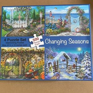 Change of the Seasons 4 Set Puzzles